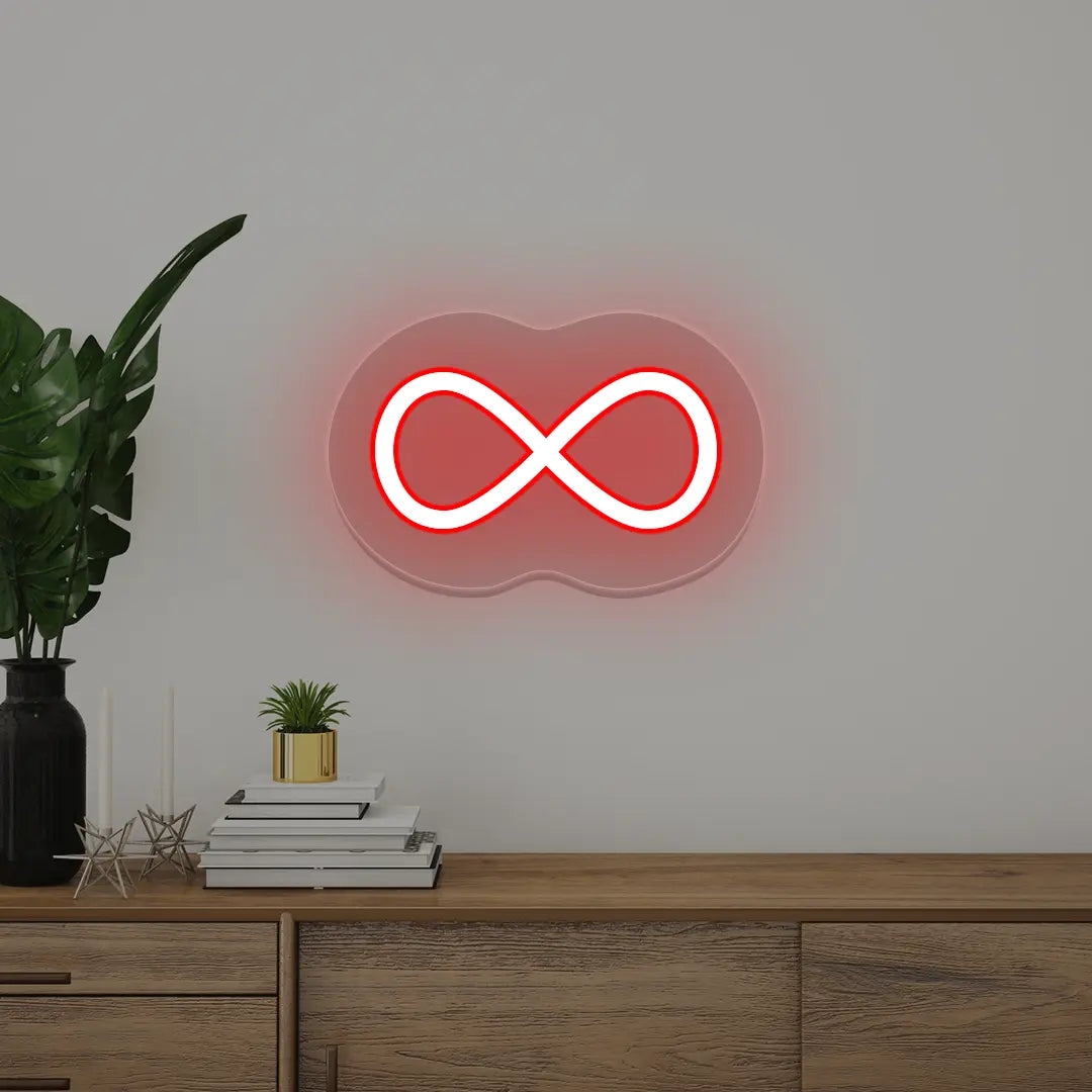 Infinity Neon Sign | Red