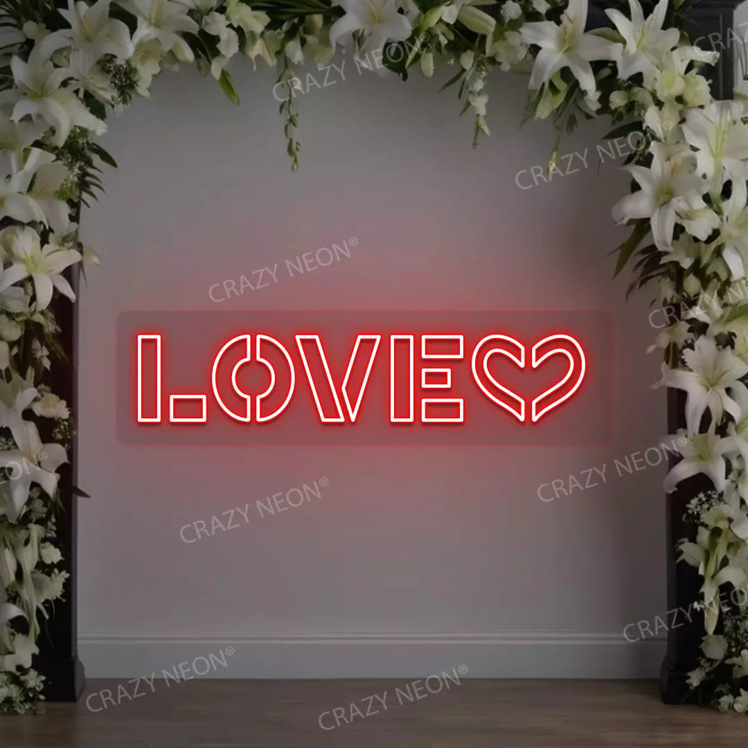 Love Neon Sign | Red