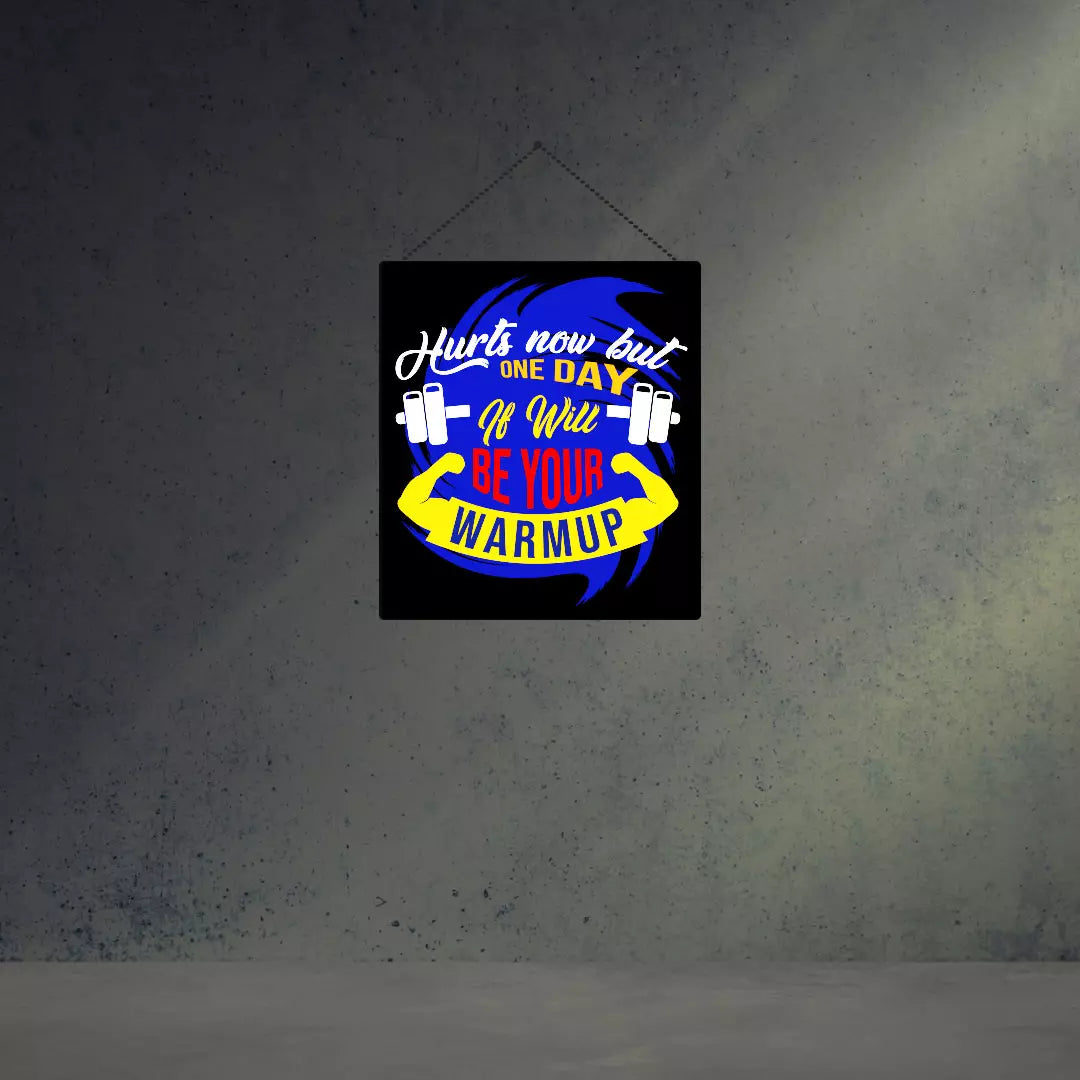 Energetic Gym Quote Illuminated Sign