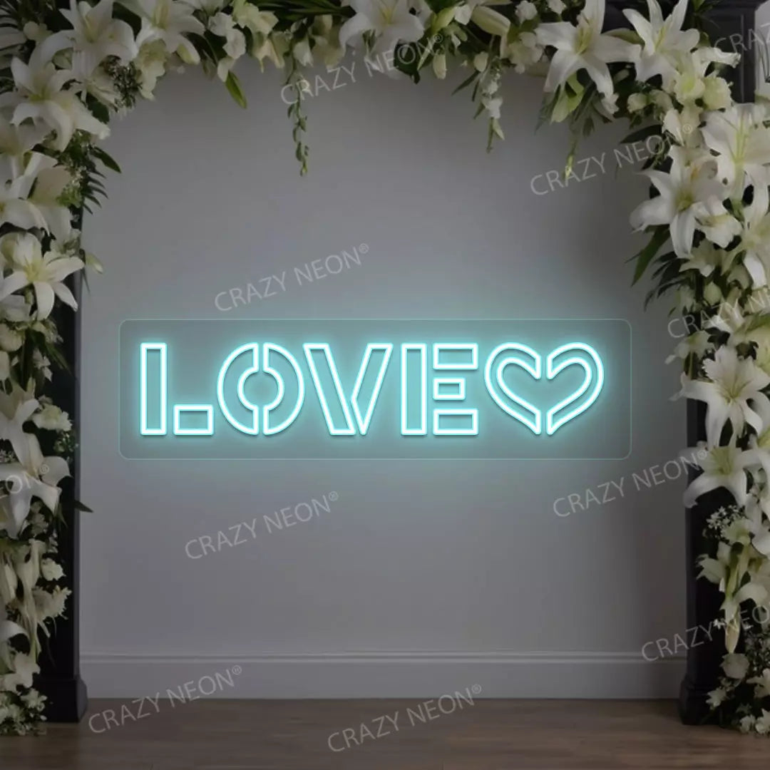 Love Neon Sign | Iceblue