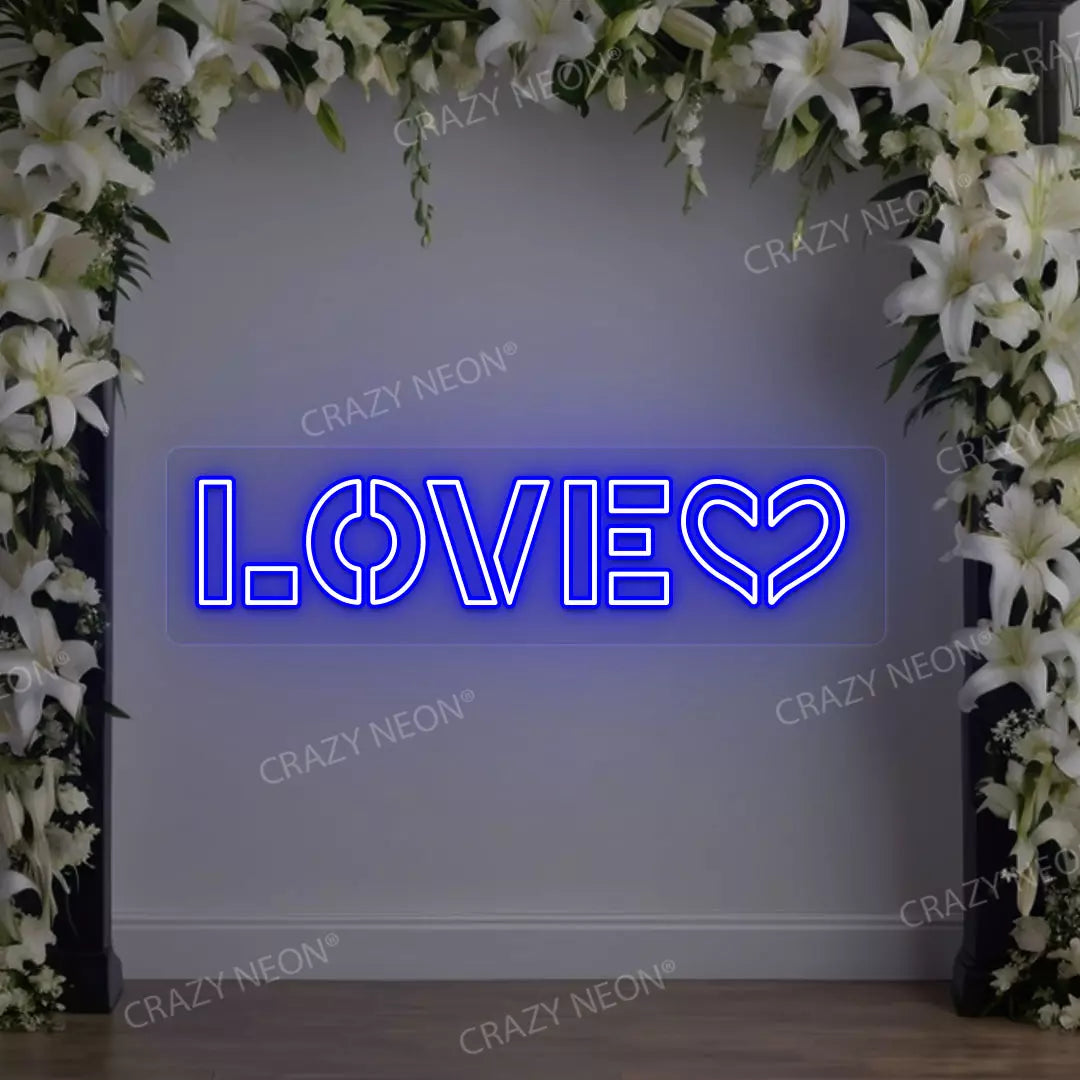 Love Neon Sign | Blue