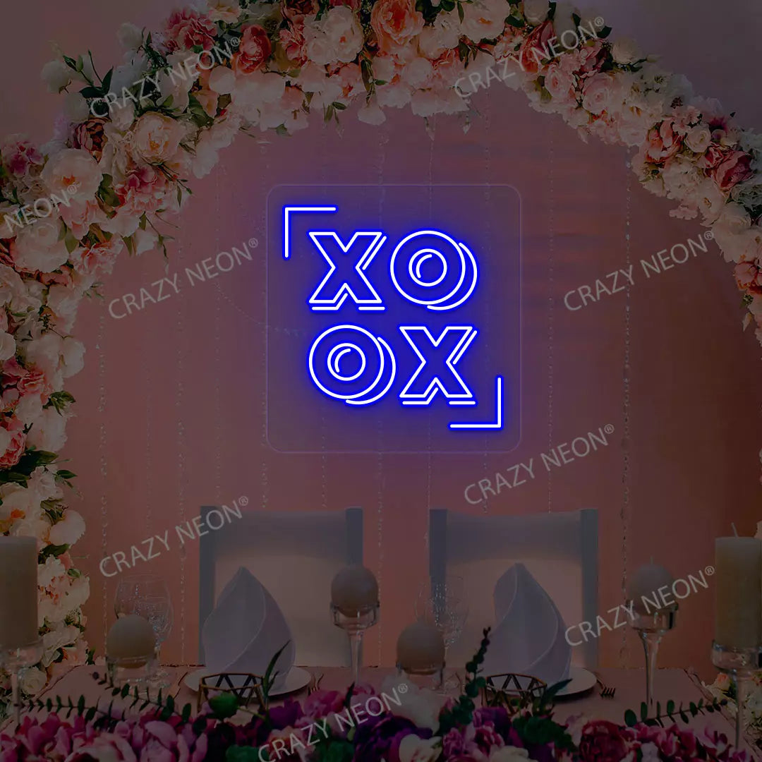 Xoxo Neon Sign | Blue