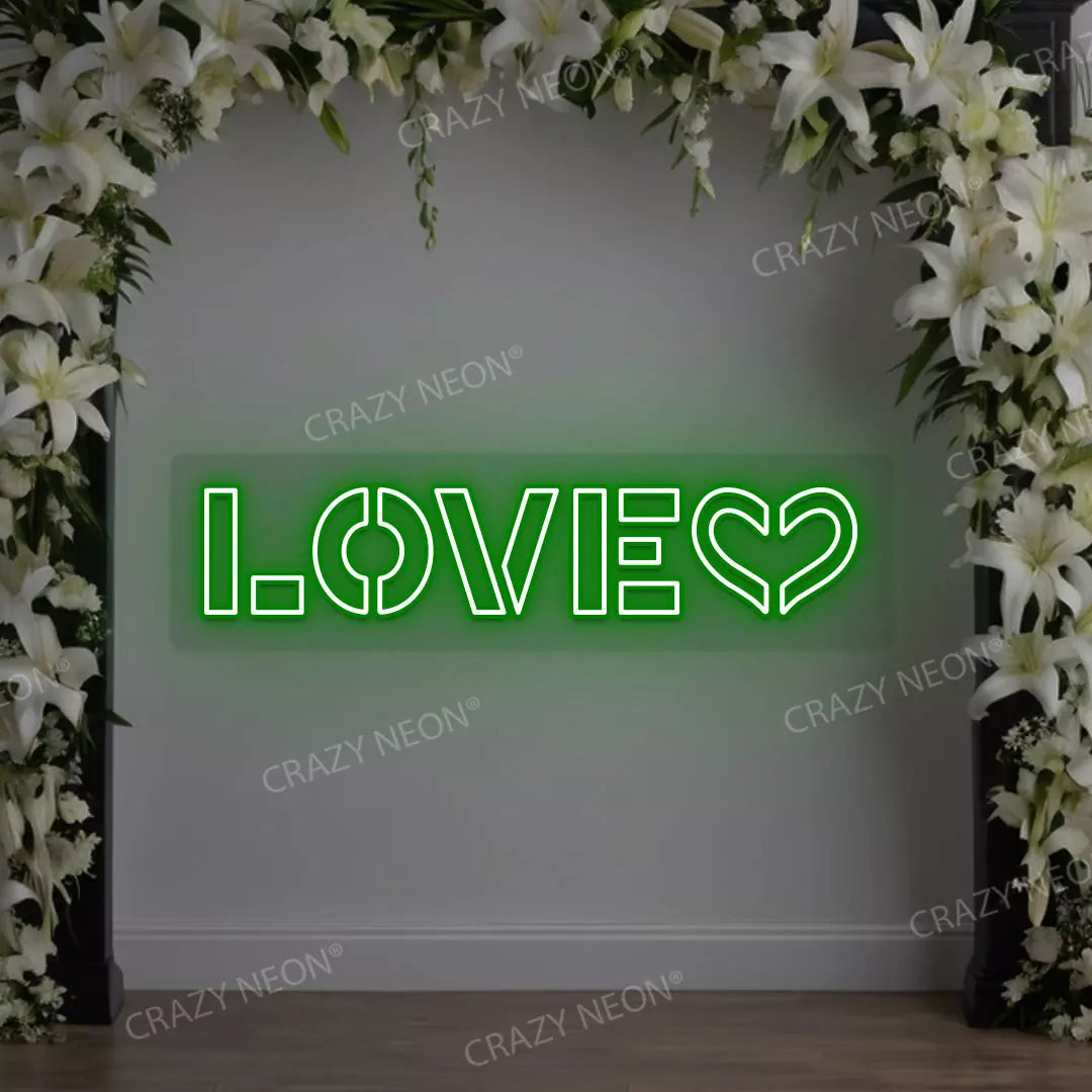 Love Neon Sign | Green