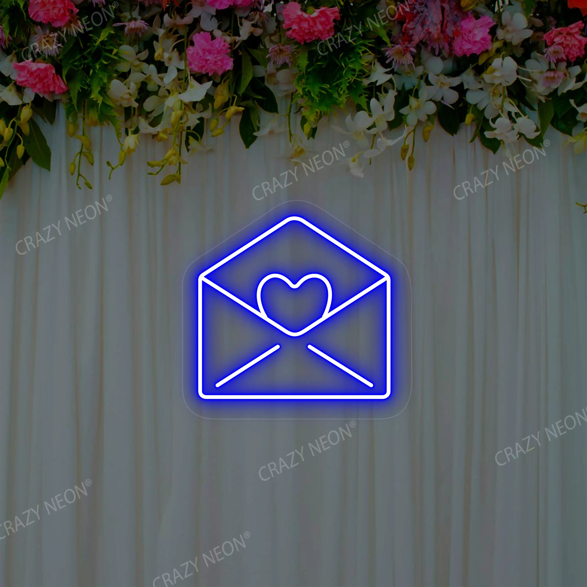 Love-Note Neon Sign | Blue