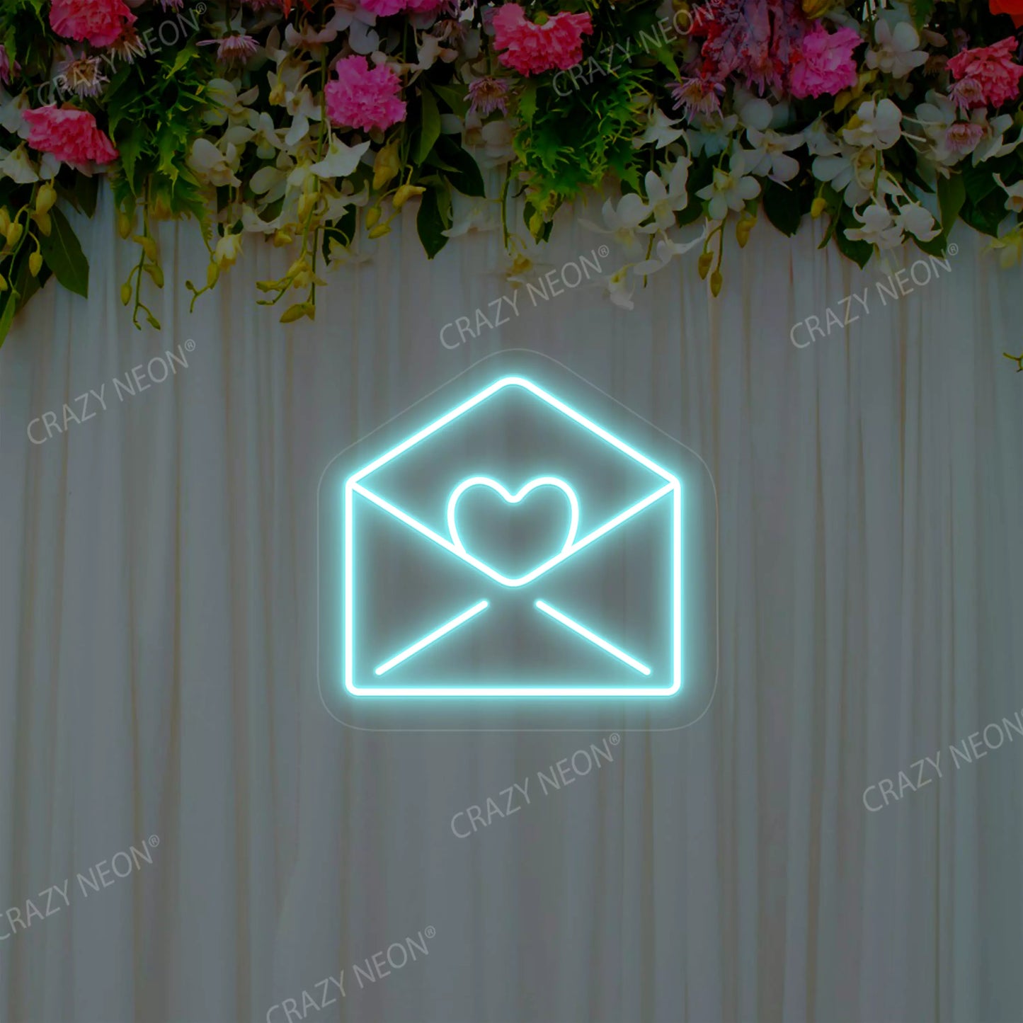 Love-Note Neon Sign | Iceblue