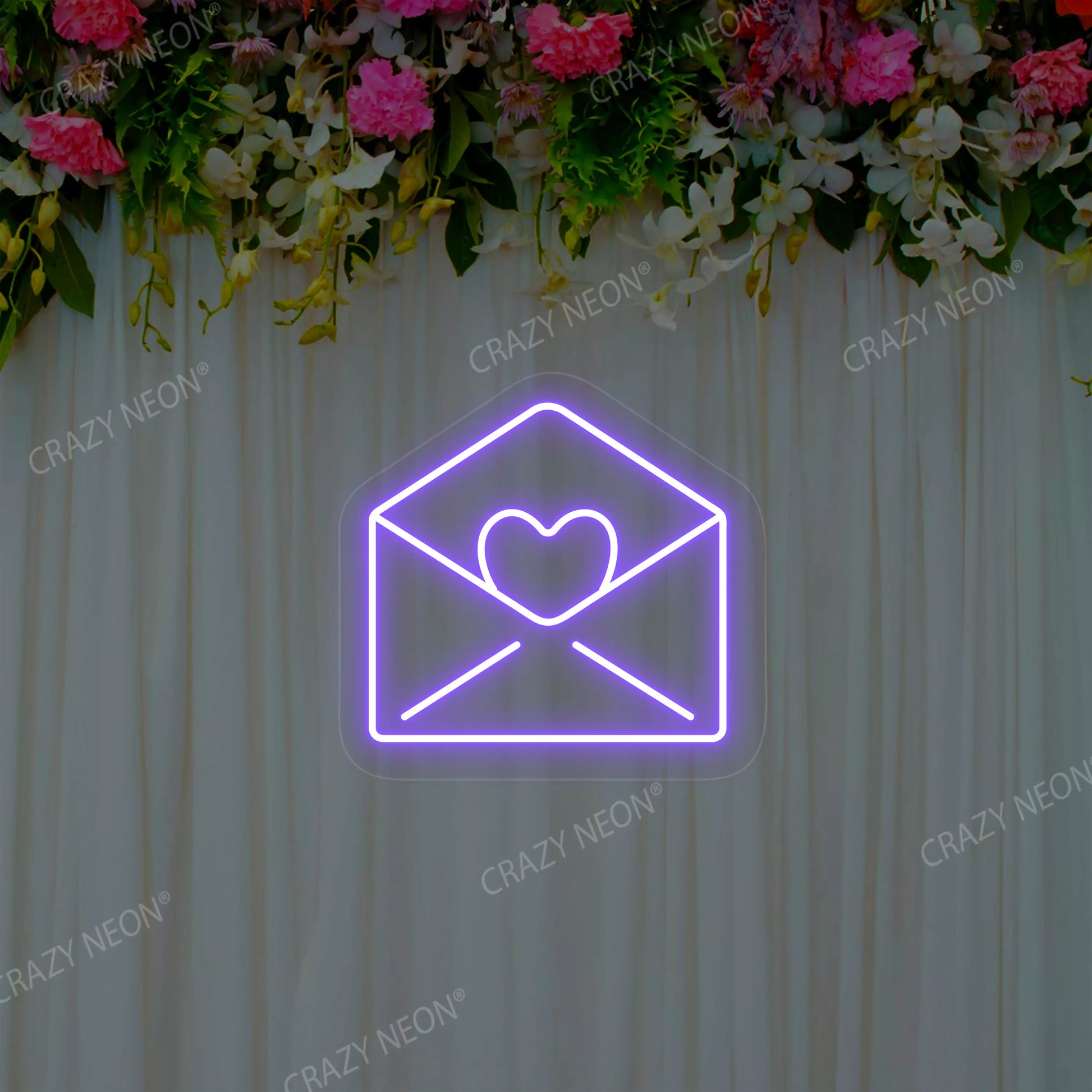 Love-Note Neon Sign | Purple