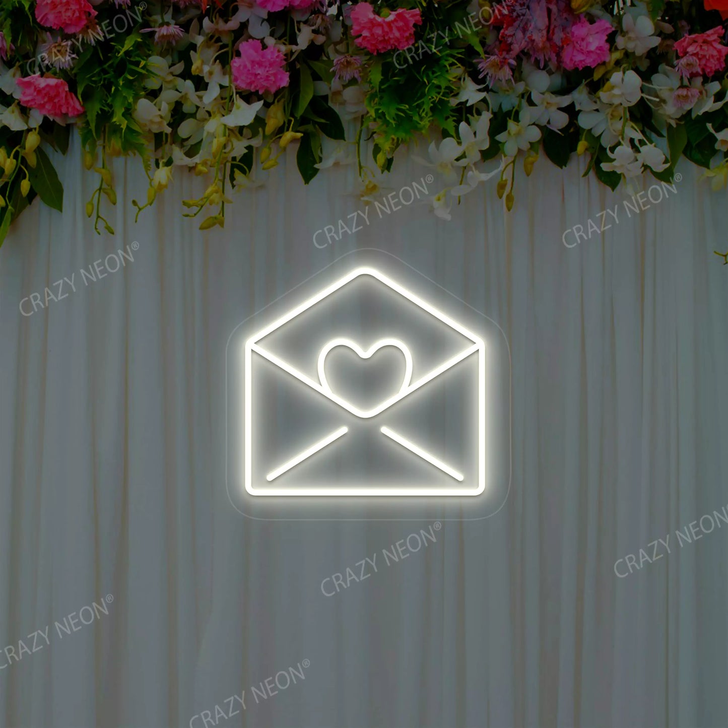 Love-Note Neon Sign | White