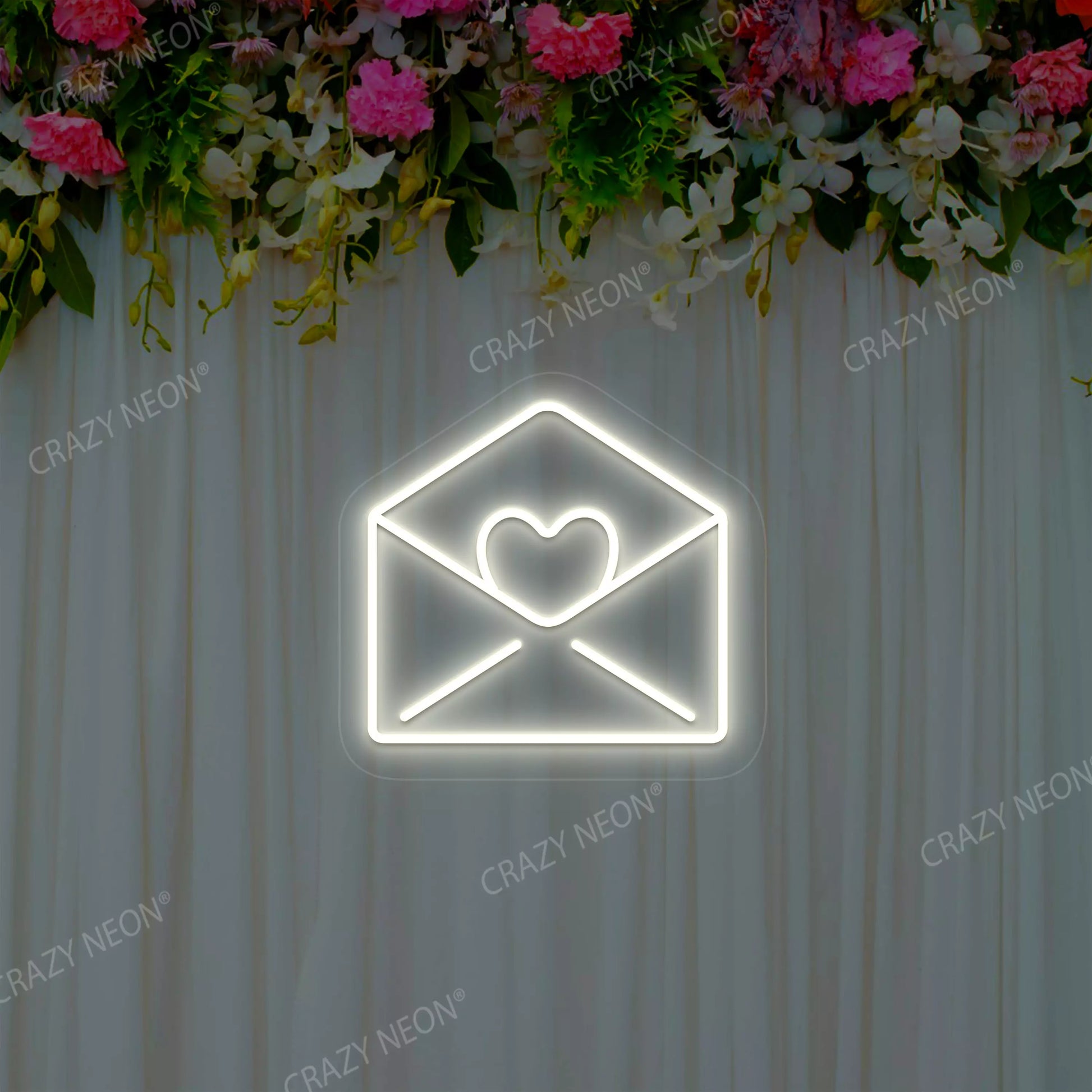 Love-Note Neon Sign | White