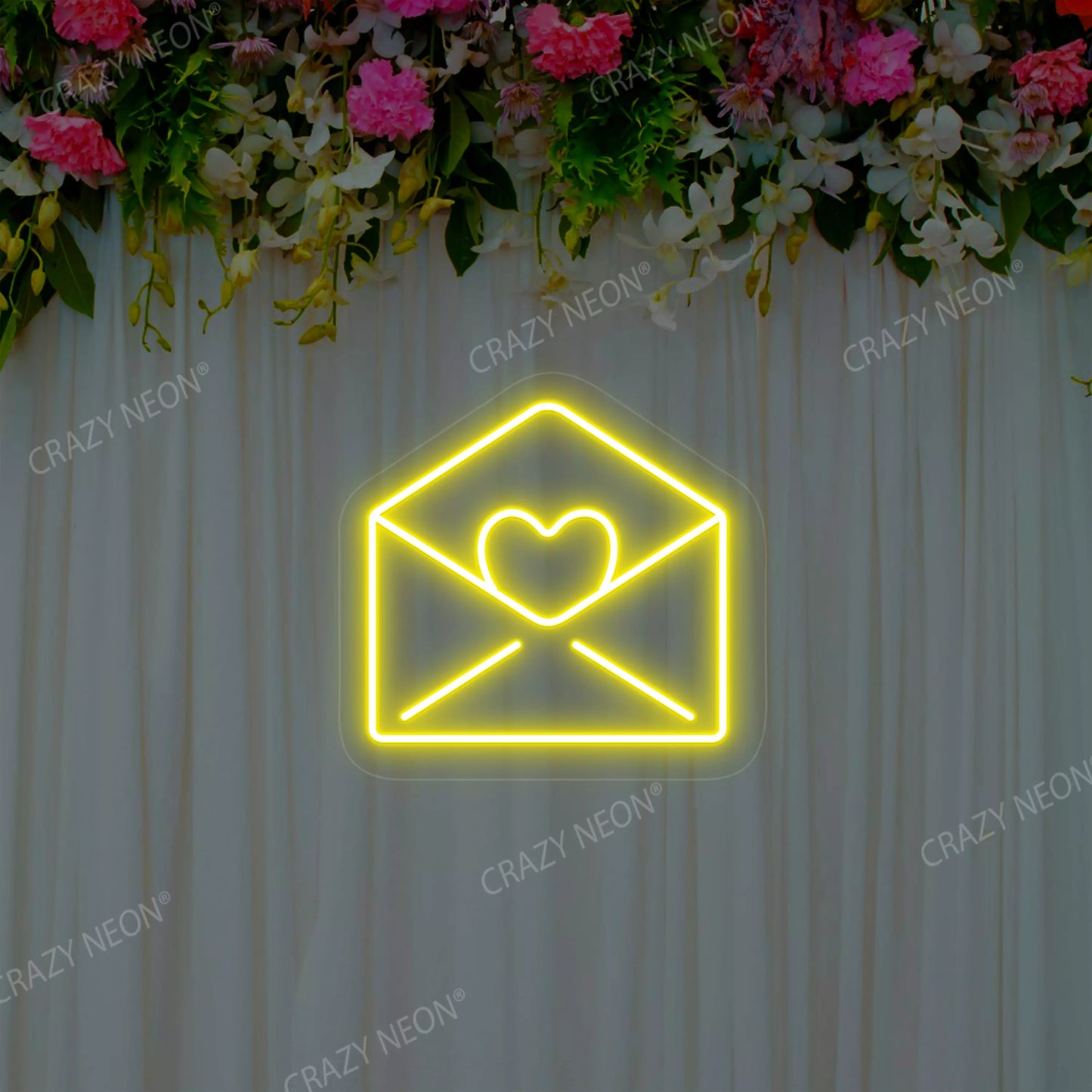Love-Note Neon Sign | Yellow