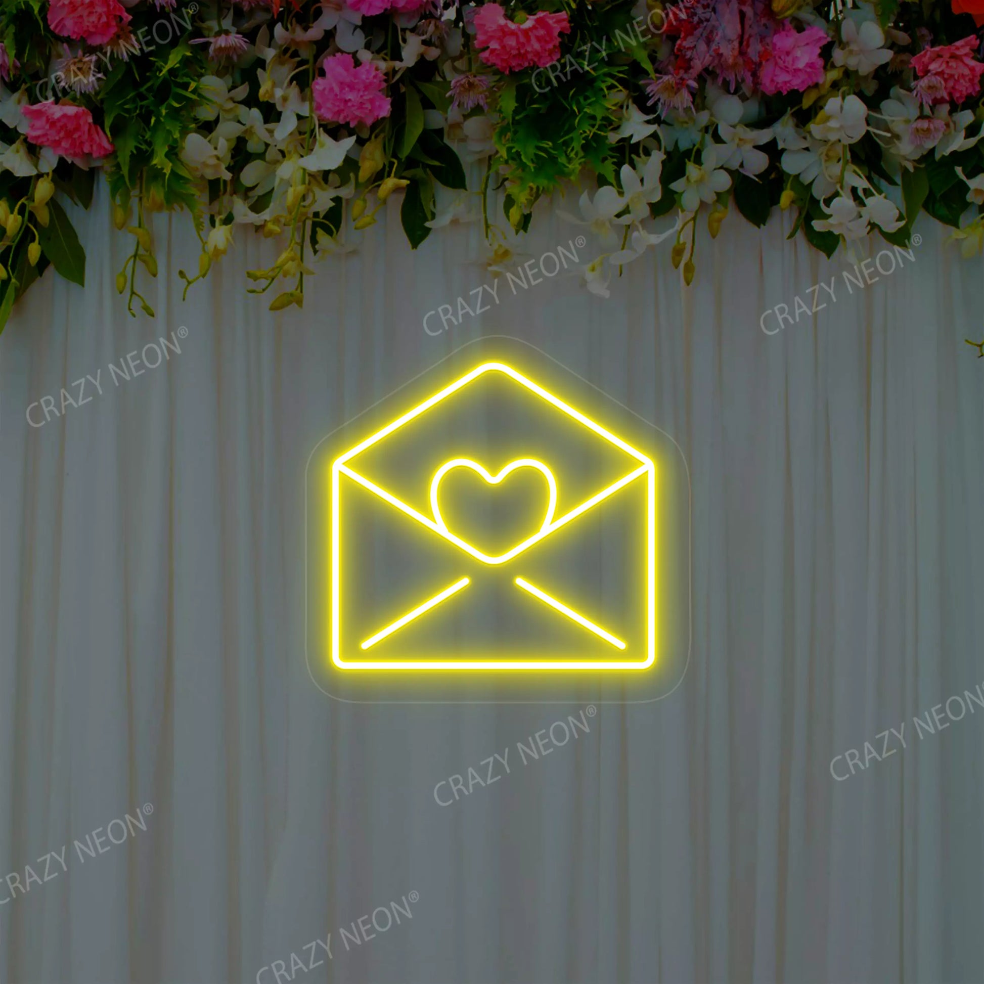 Love-Note Neon Sign | Yellow
