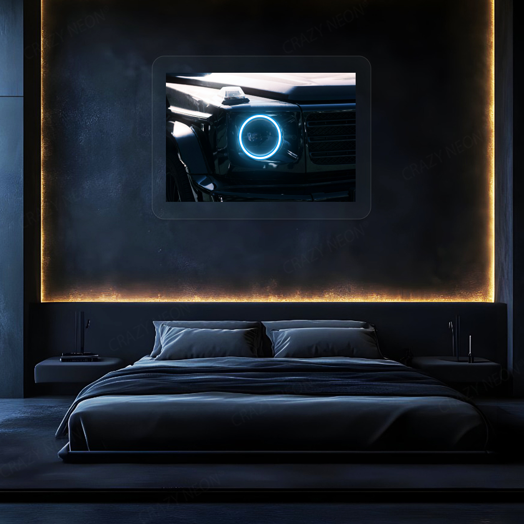 Phantom G-Class Halo Neon Artwork | Iceblue
