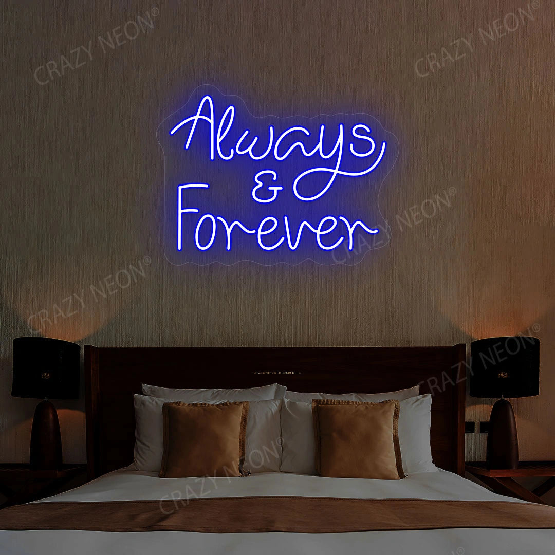 Always And Forever Sign | Blue