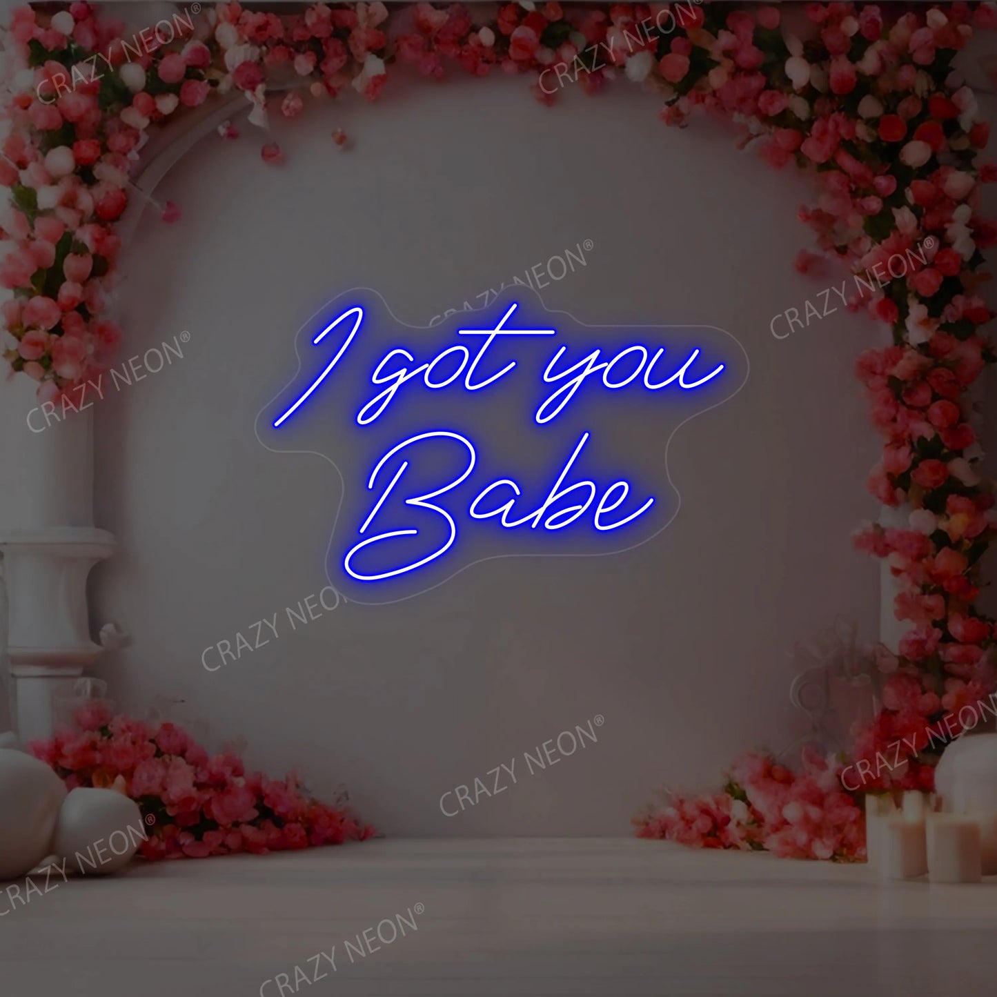 I Got You Babe Neon Sign | Blue