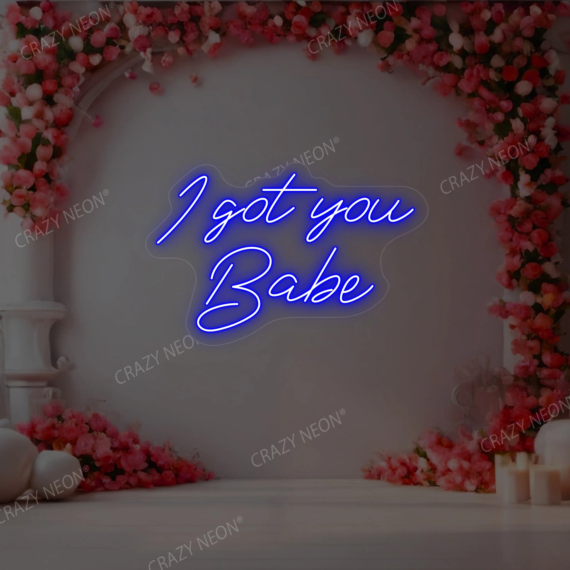 I Got You Babe Neon Sign | Blue