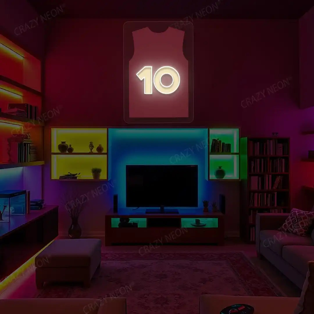 Cleveland Garland 10 Jersey Basketball Neon Artwork