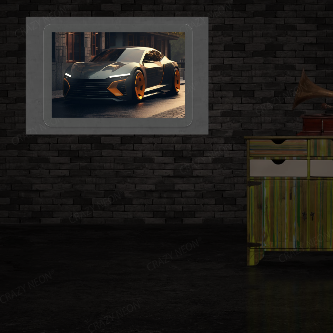 Inferno Bolt Concept Neon Artwork | Warmwhite