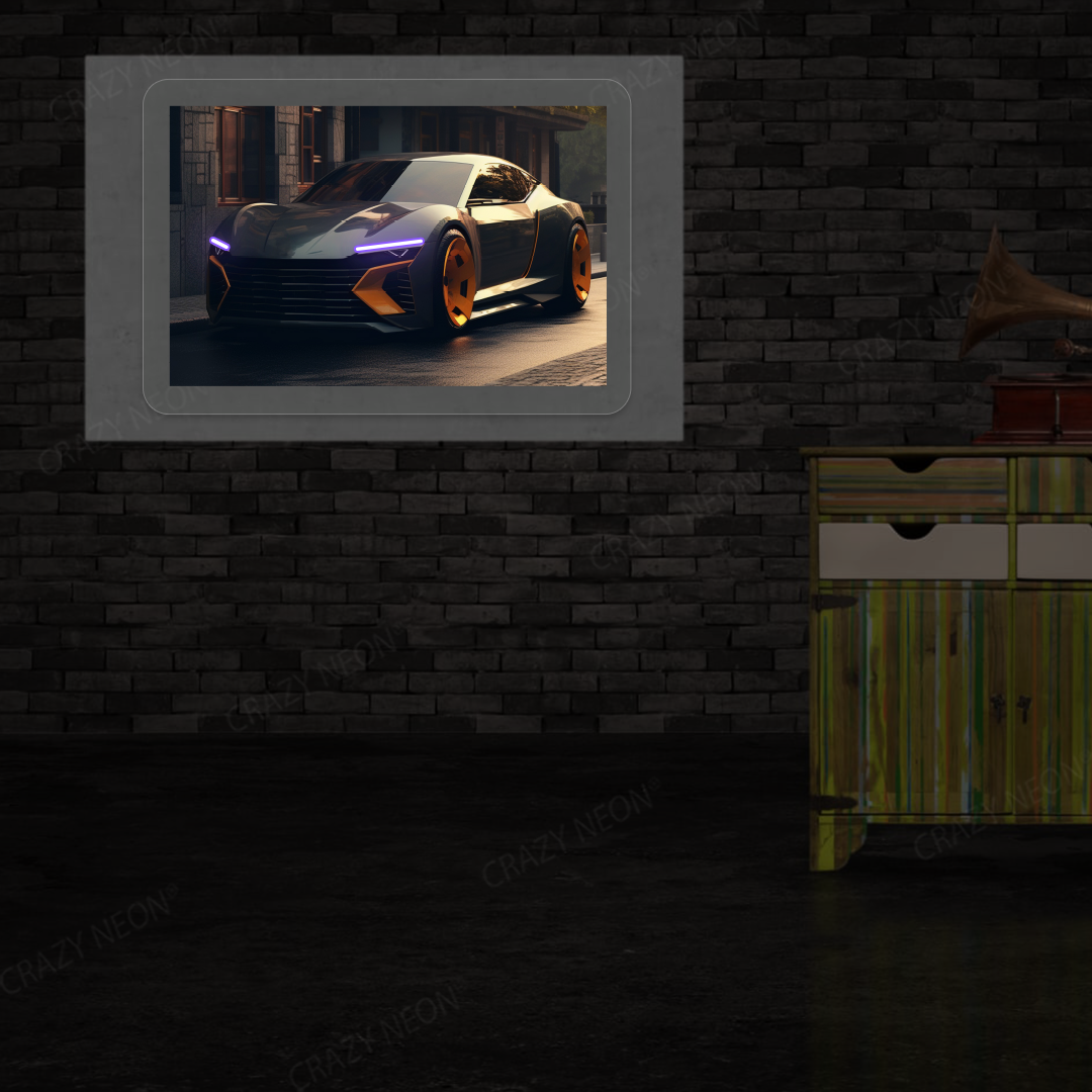 Inferno Bolt Concept Neon Artwork | Purple