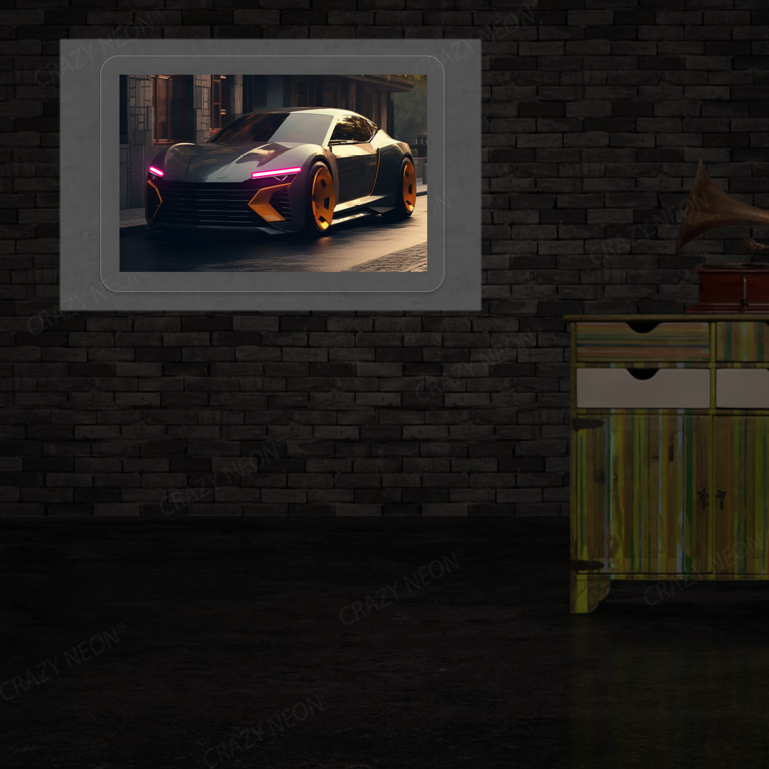 Inferno Bolt Concept Neon Artwork | Pink