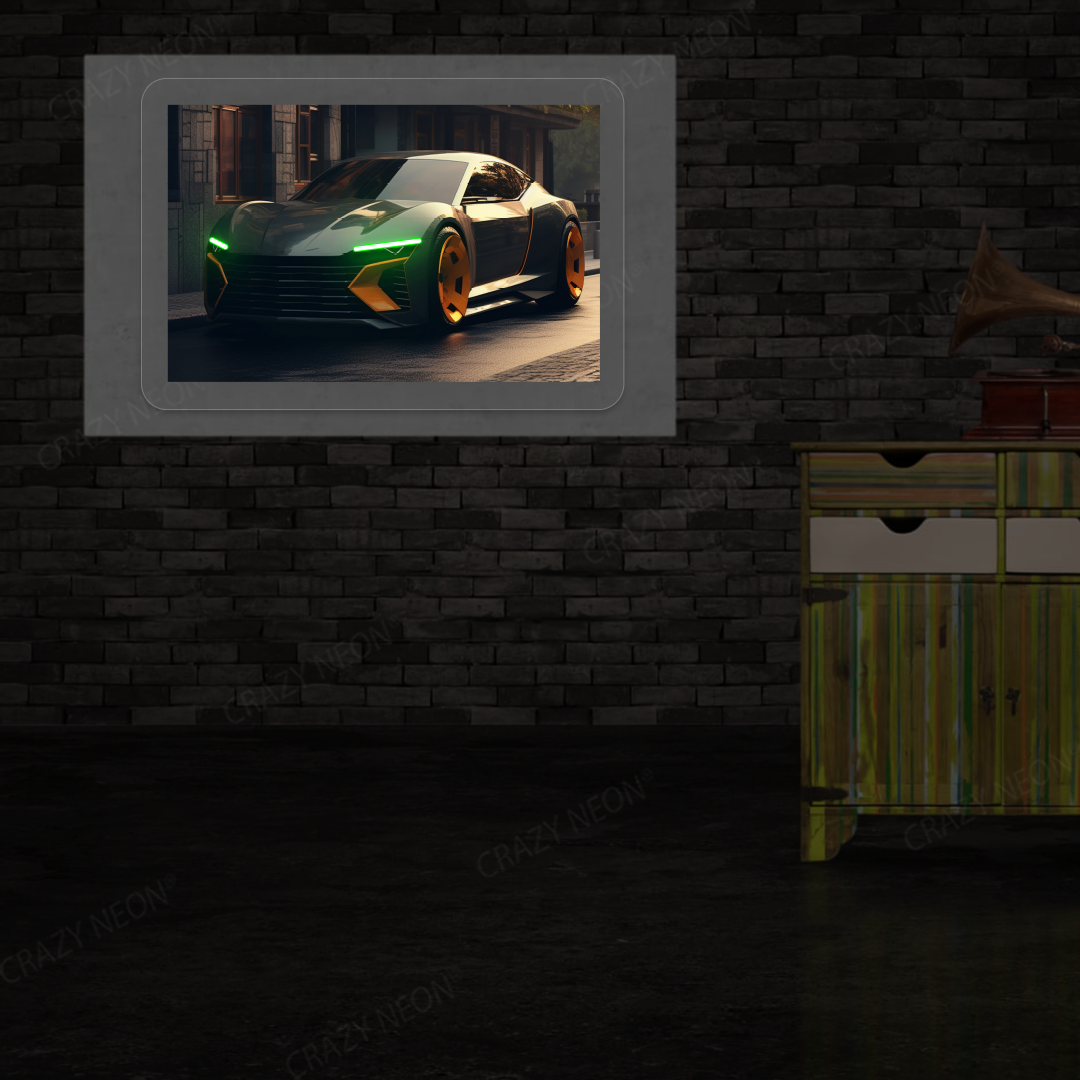 Inferno Bolt Concept Neon Artwork | Green