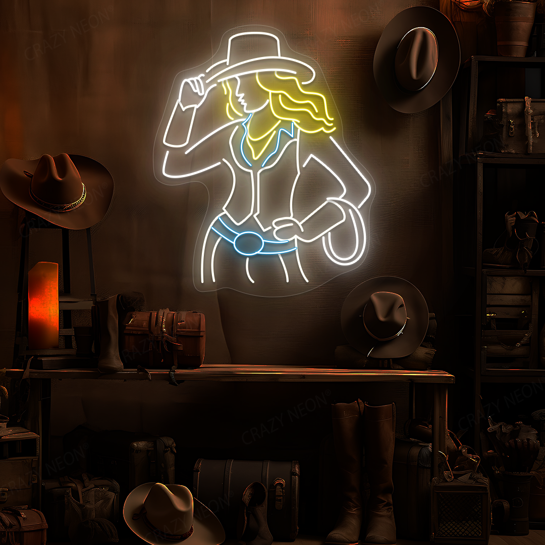 Lasso Lady Neon Sign