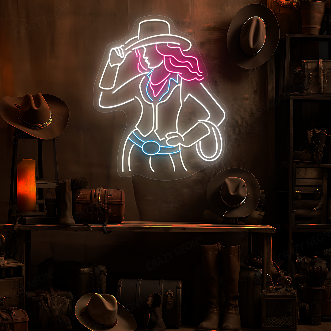 Lasso Lady Neon Sign