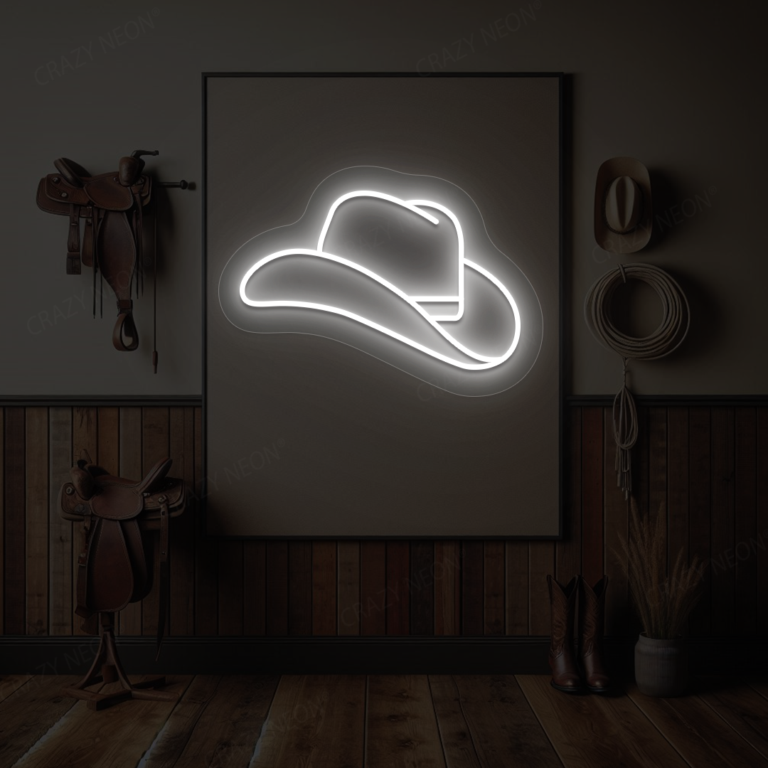Cowboy Hat Neon Sign