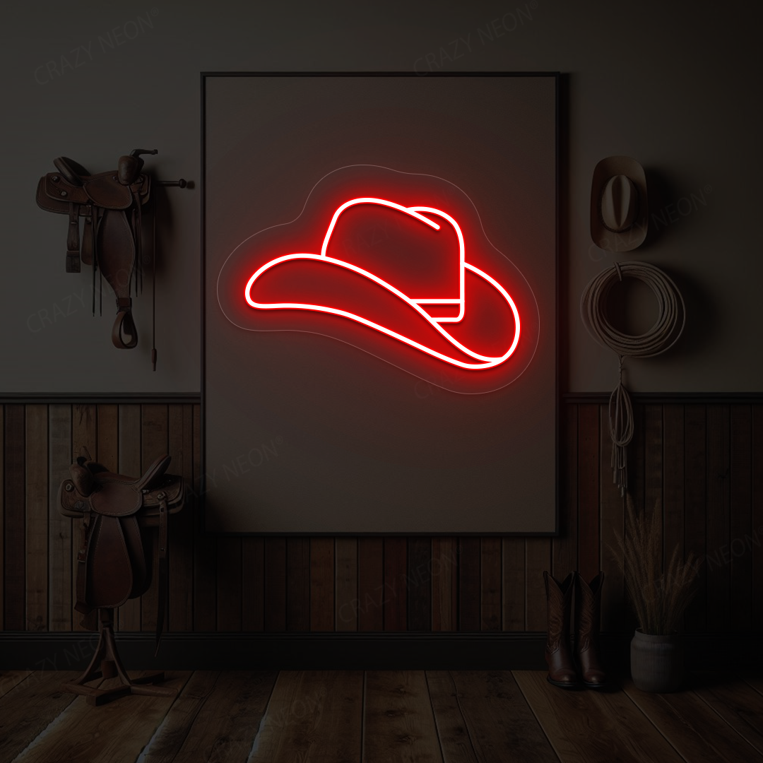 Cowboy Hat Neon Sign