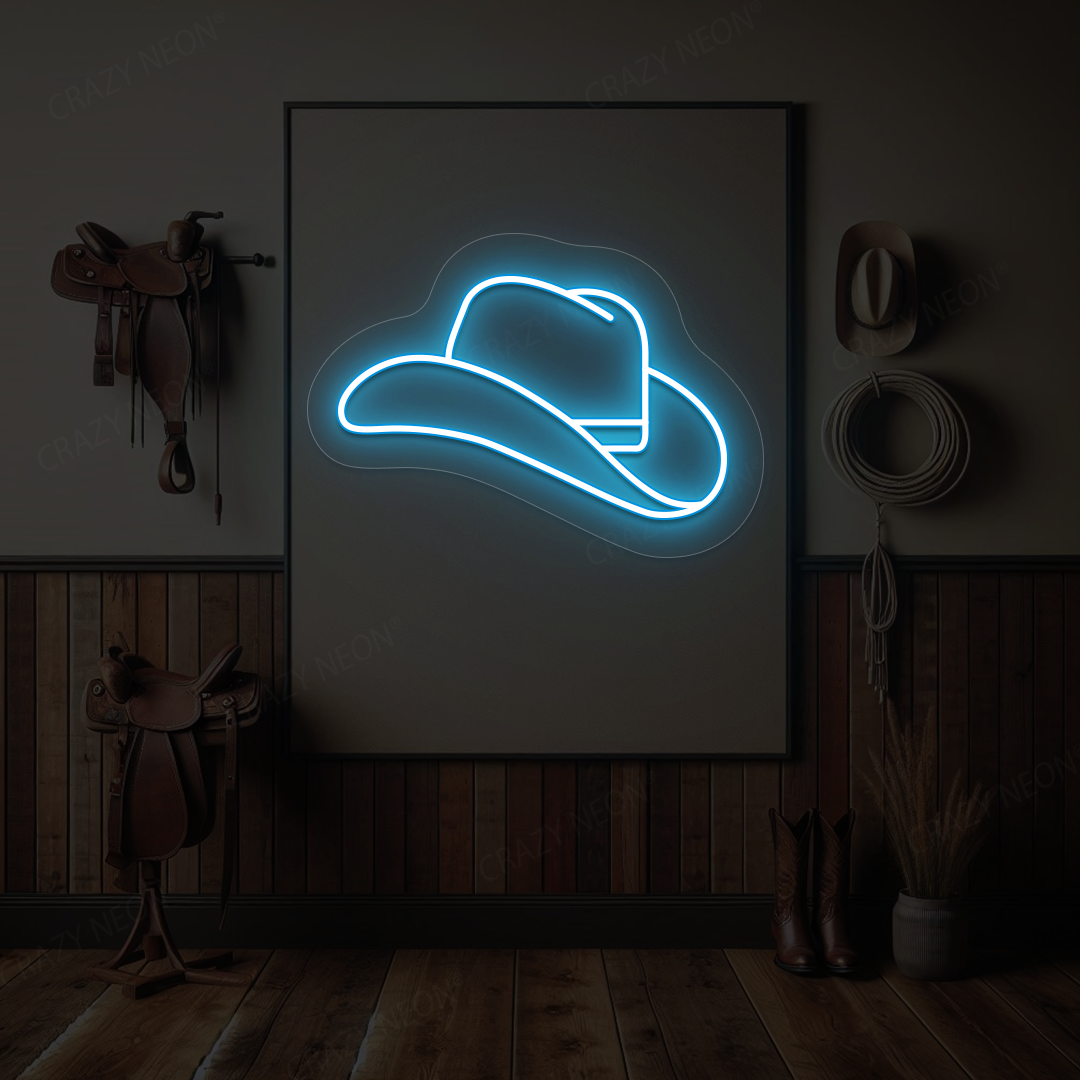 Cowboy Hat Neon Sign
