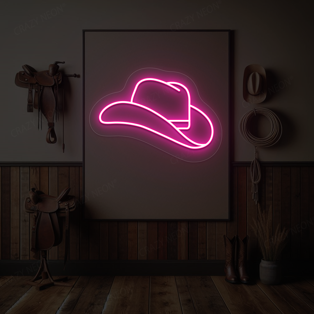 Cowboy Hat Neon Sign
