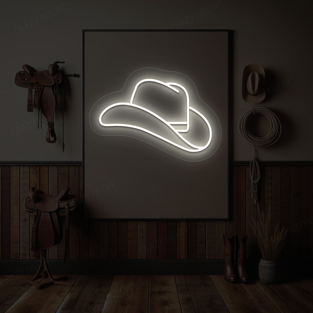 Cowboy Hat Neon Sign