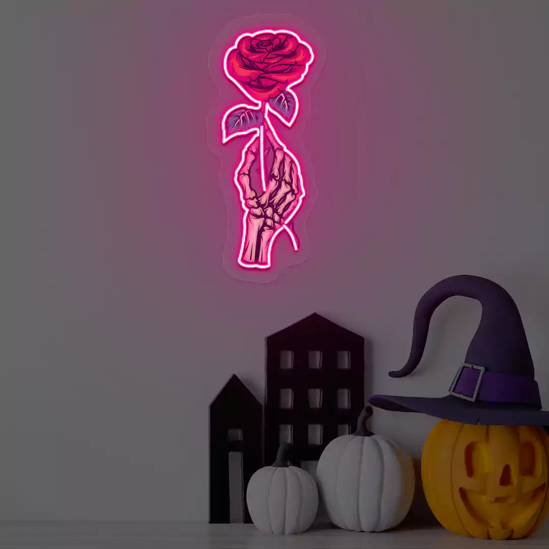 Deadly Romance Neon Artwork | Pink