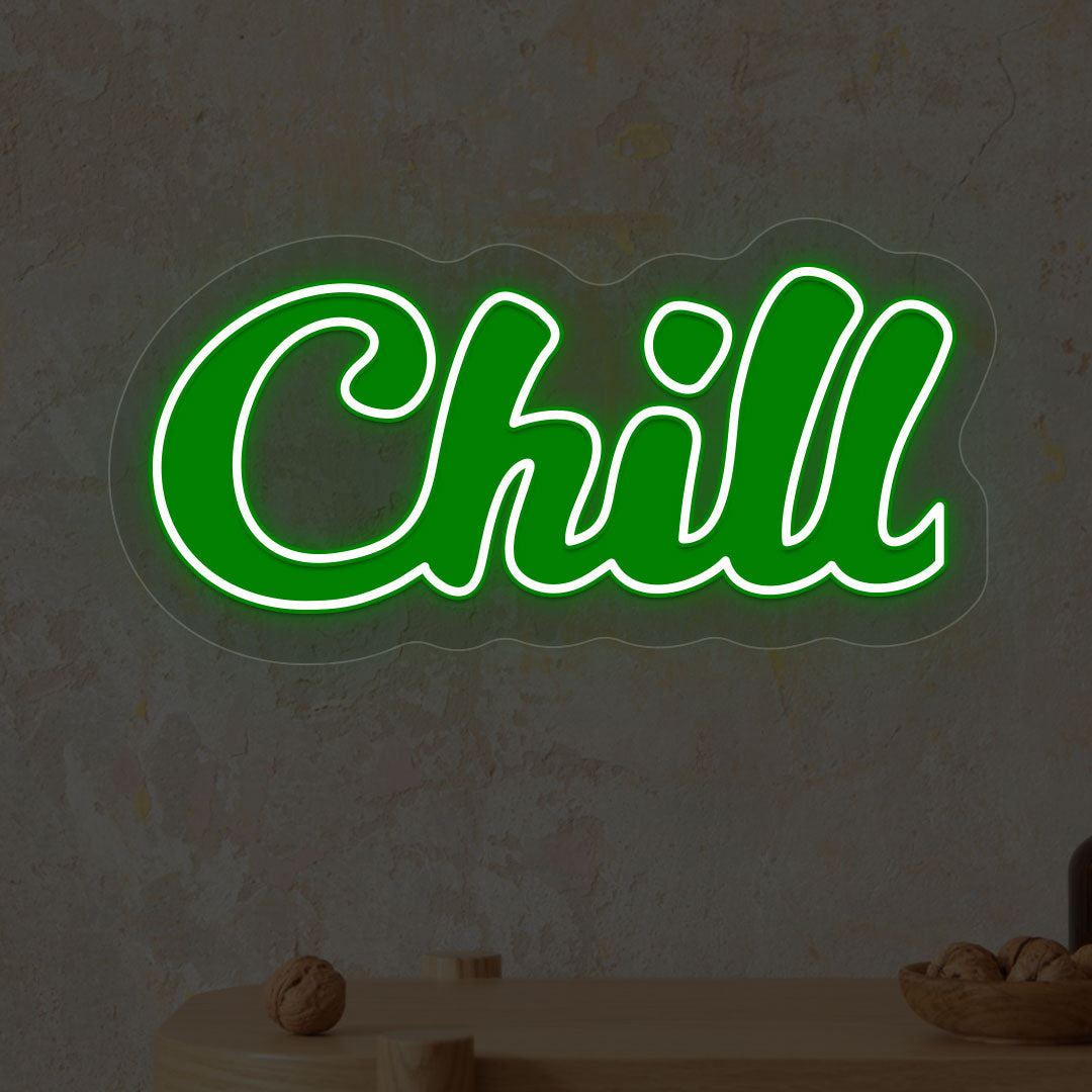 Chill Neon Artwork | Green