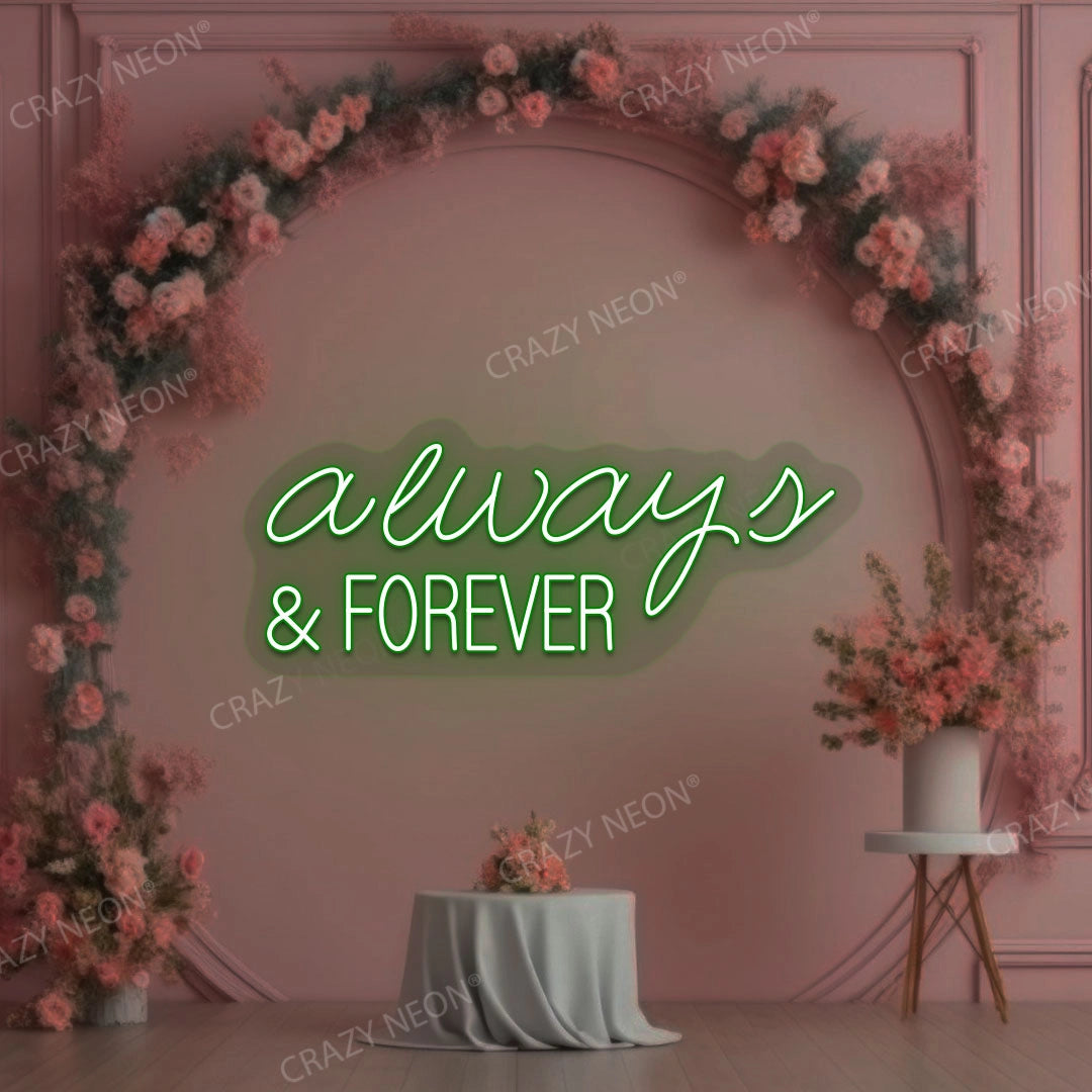 Always And Forever Sign | Green