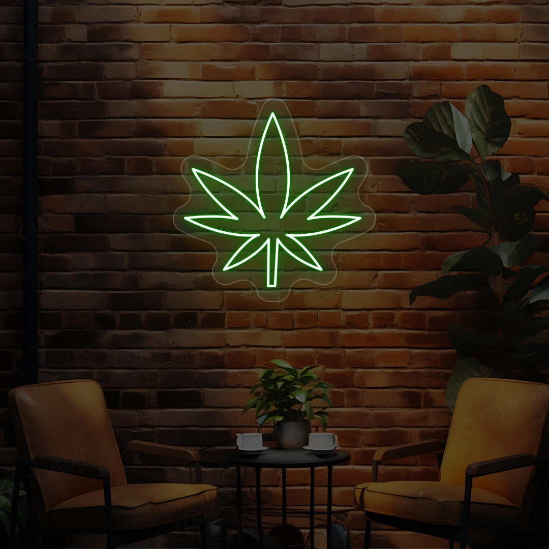 Cannabis Neon Sign | Green