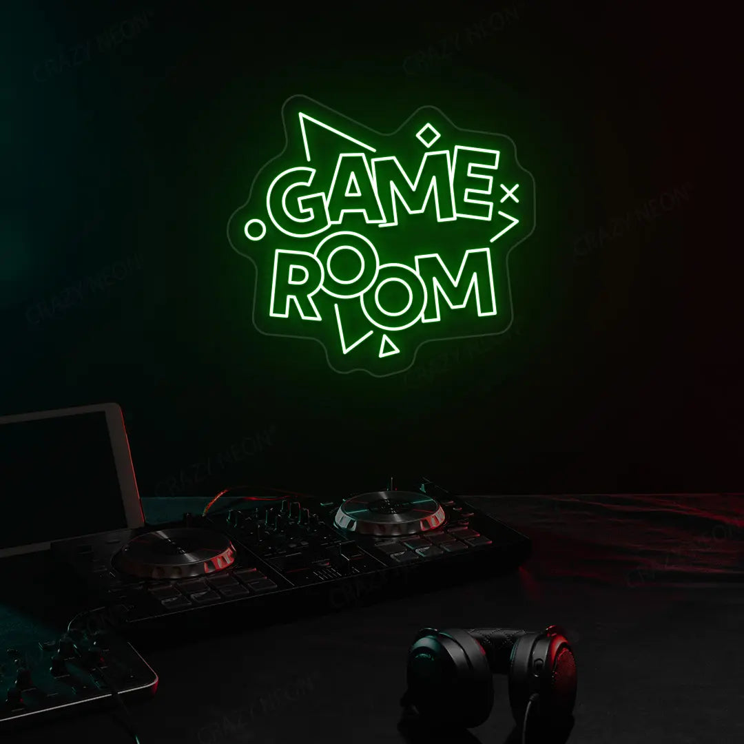 Game Room Neon Sign | Green