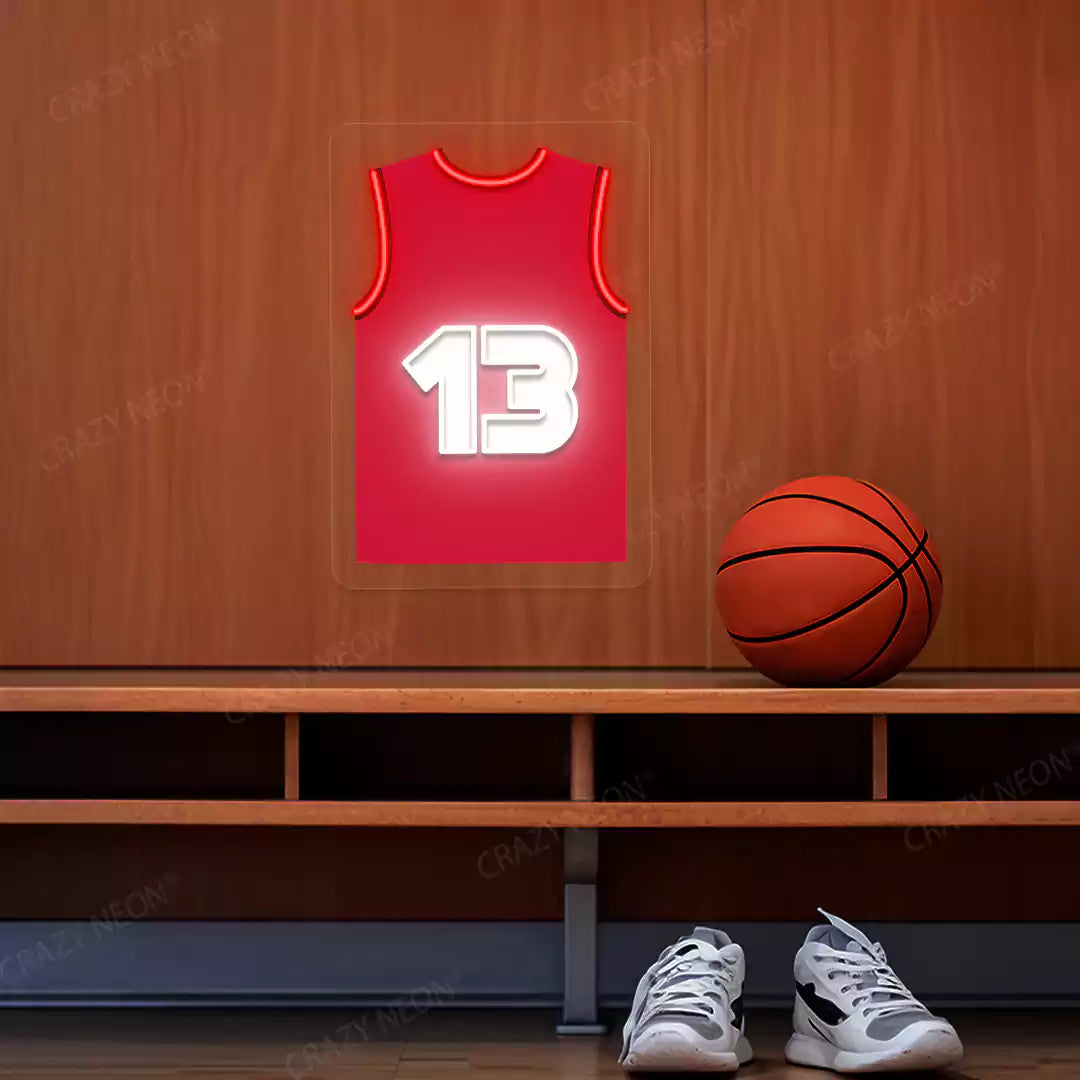 Houston Harden 13 Jersey Basketball Neon Artwork