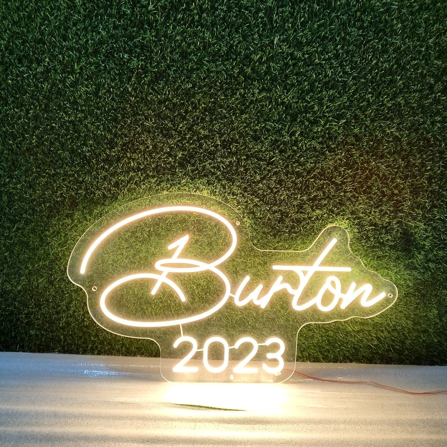 Personalized Last Name Neon Sign With Est Year