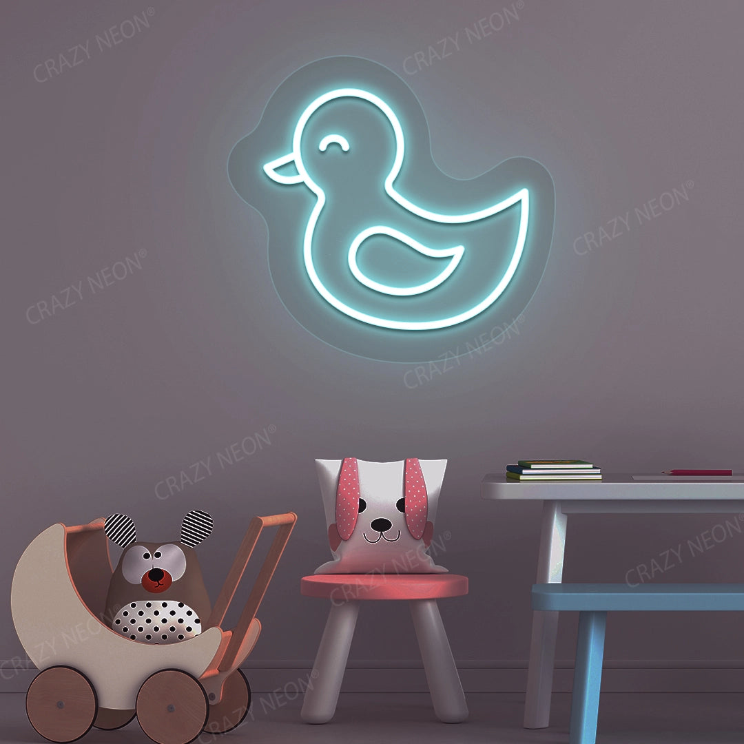 Baby Duck Neon Sign | Iceblue