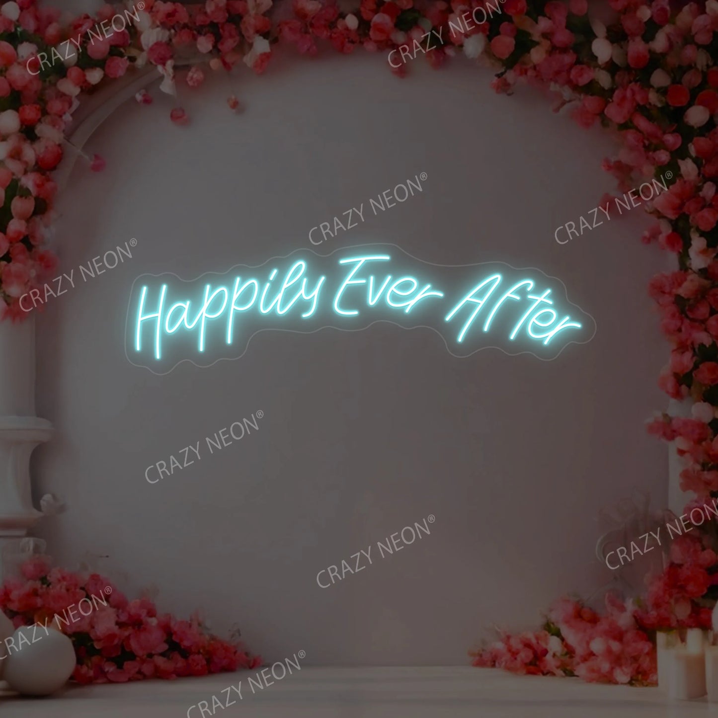 Happily Ever After Neon Sign | Iceblue
