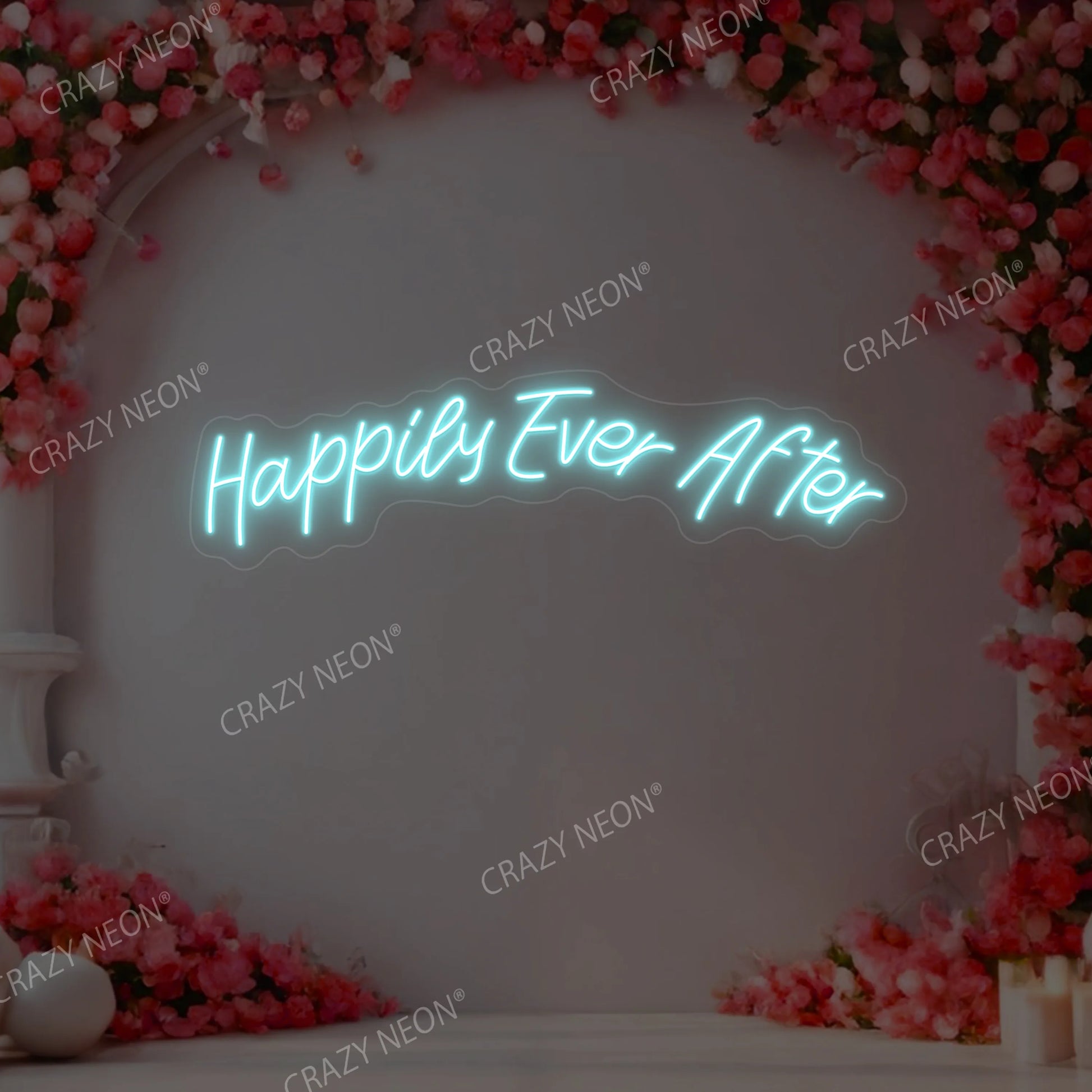 Happily Ever After Neon Sign | Iceblue