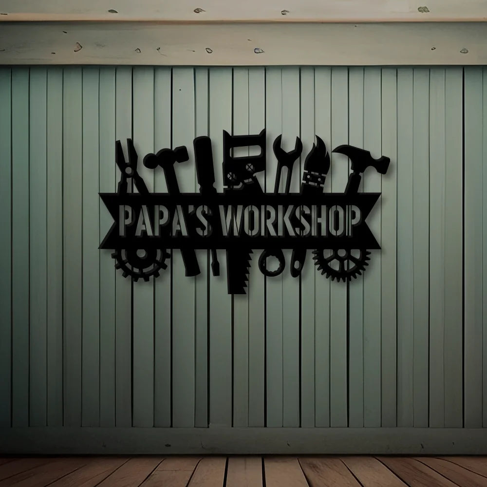 Custom Metal Garage Signs