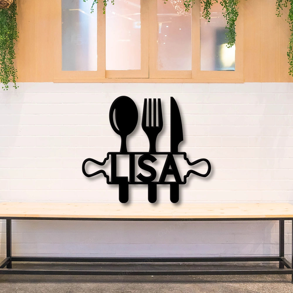 Personalize Kitchen Metal Sign