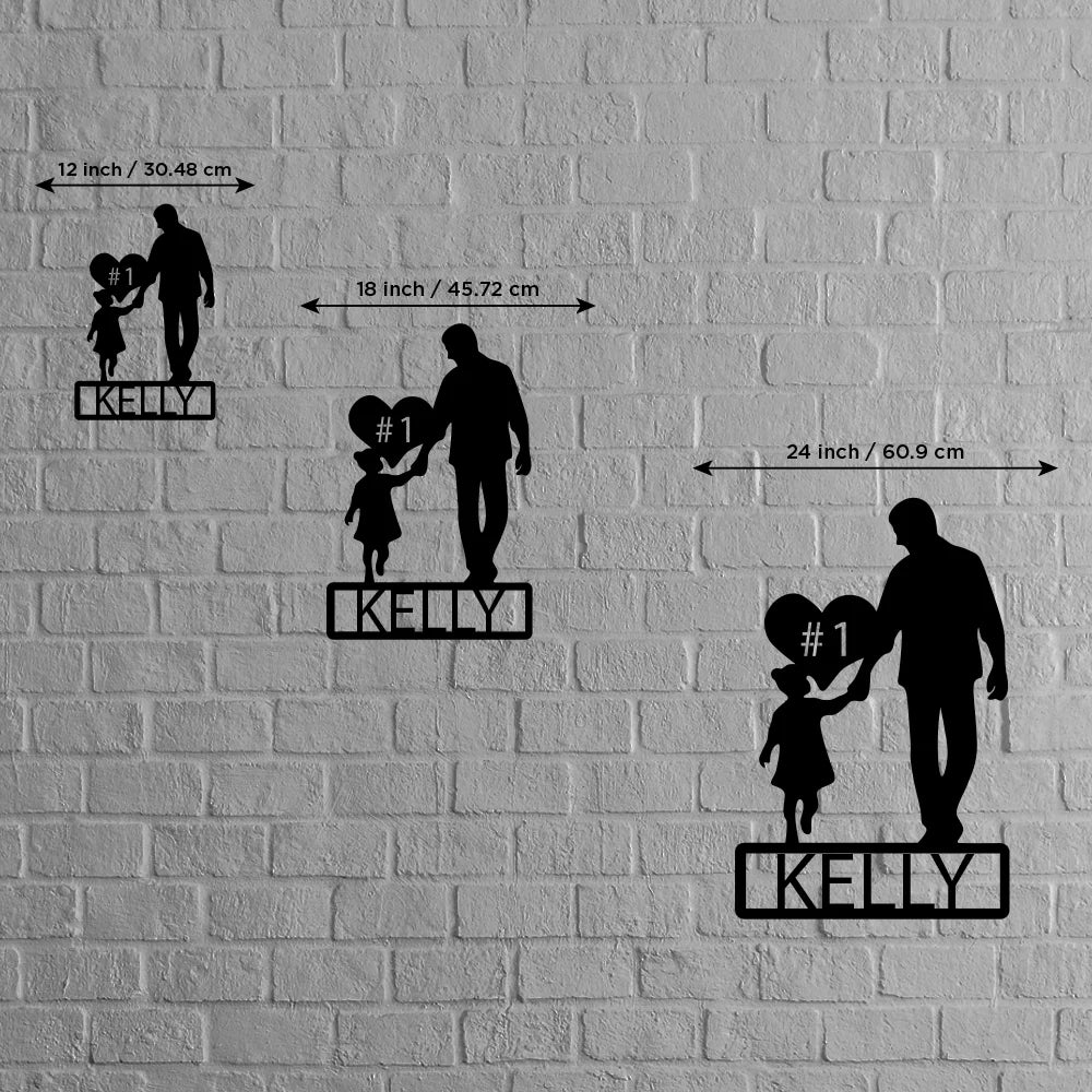 Girl Father Custom Metal Sign