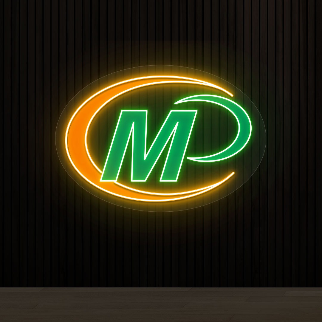 M P Logo Sign