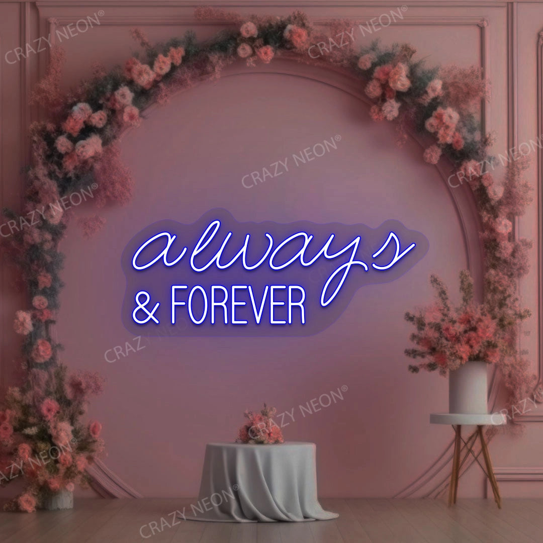 Always And Forever Sign | Blue