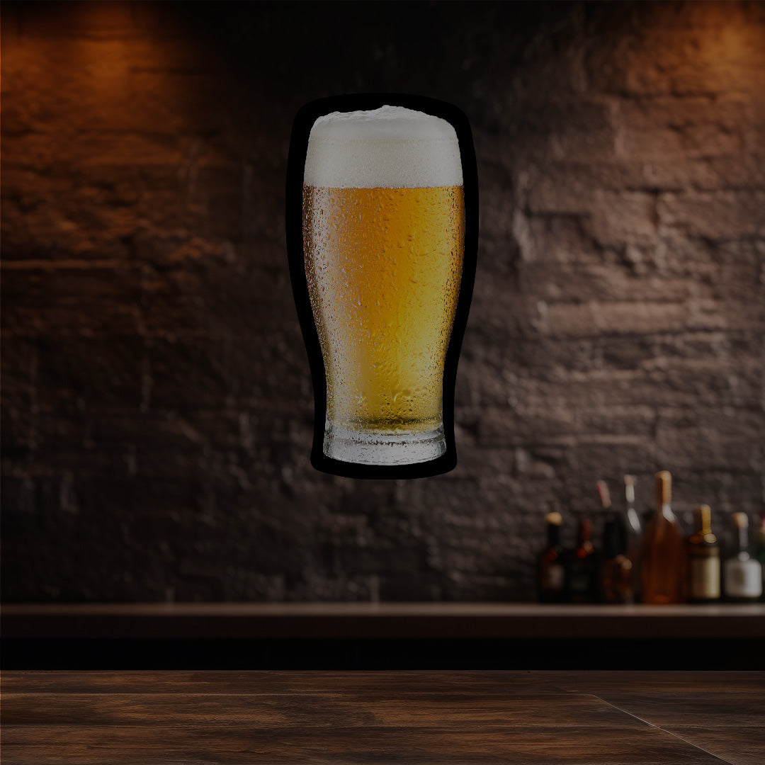 Beer Glass Illuminated Sign