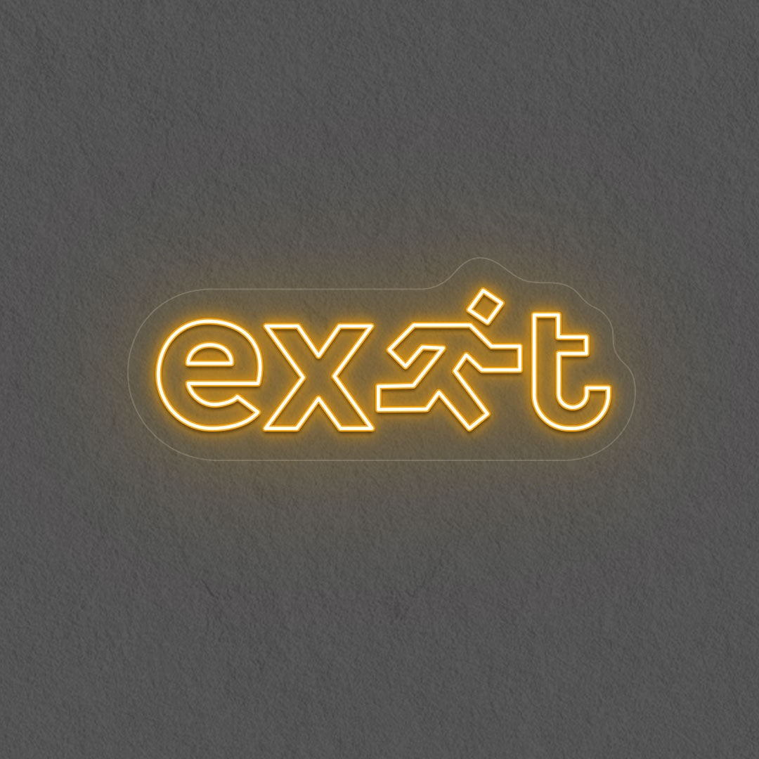 Cool Exit Neon Sign | Exit