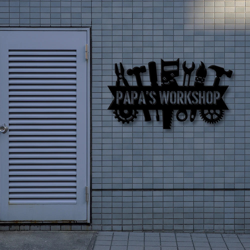 Custom Metal Garage Signs