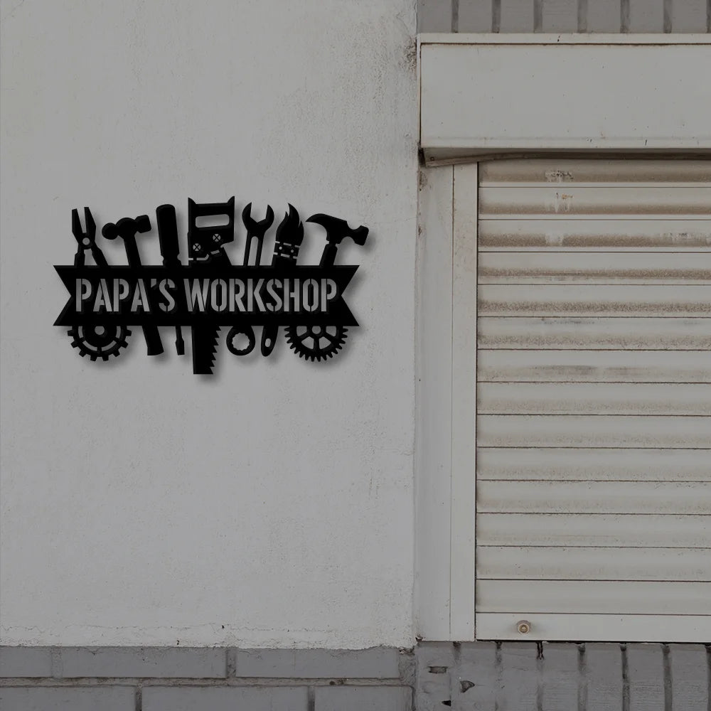 Custom Metal Garage Signs