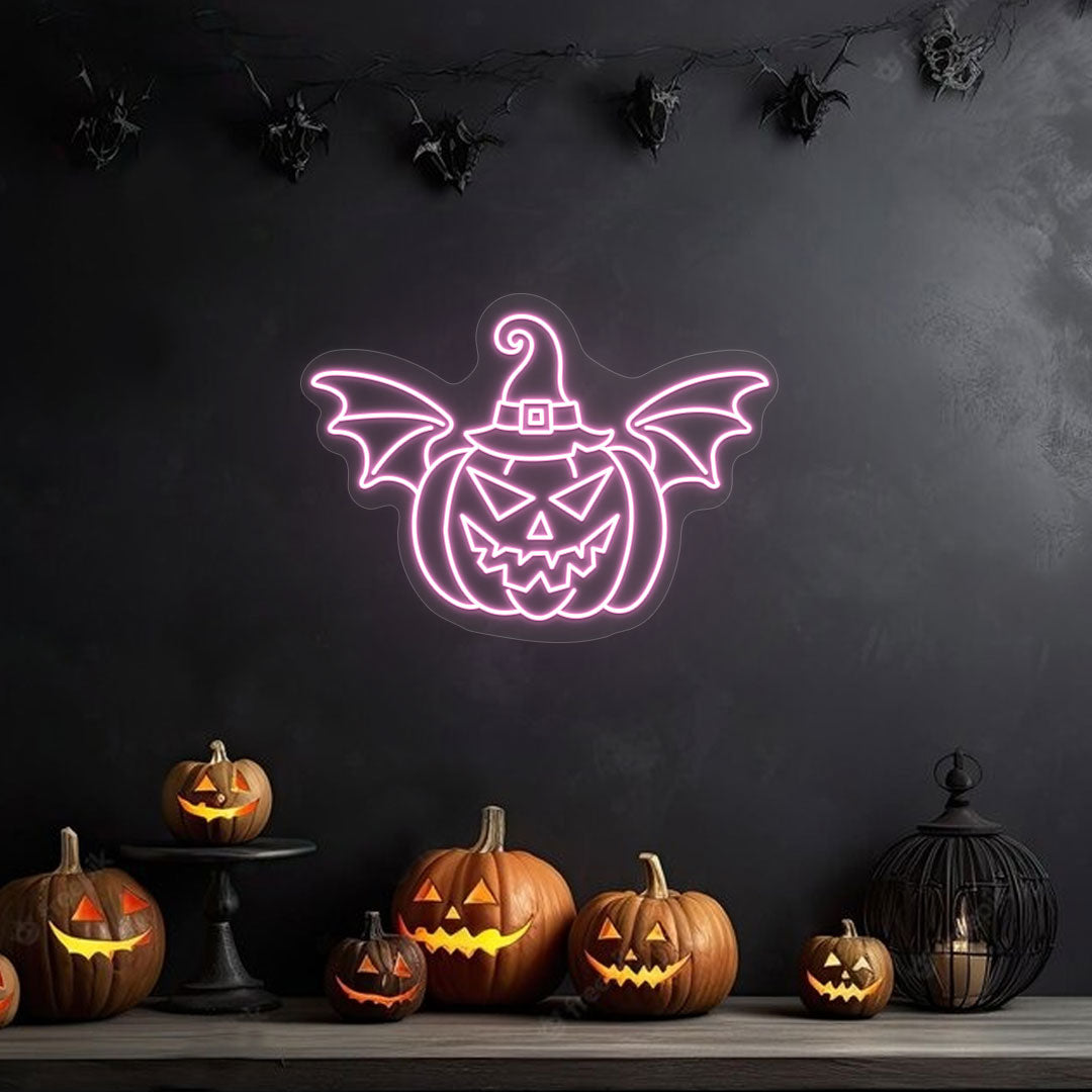 Skull Eyes On Fire Neon Sign | Pink